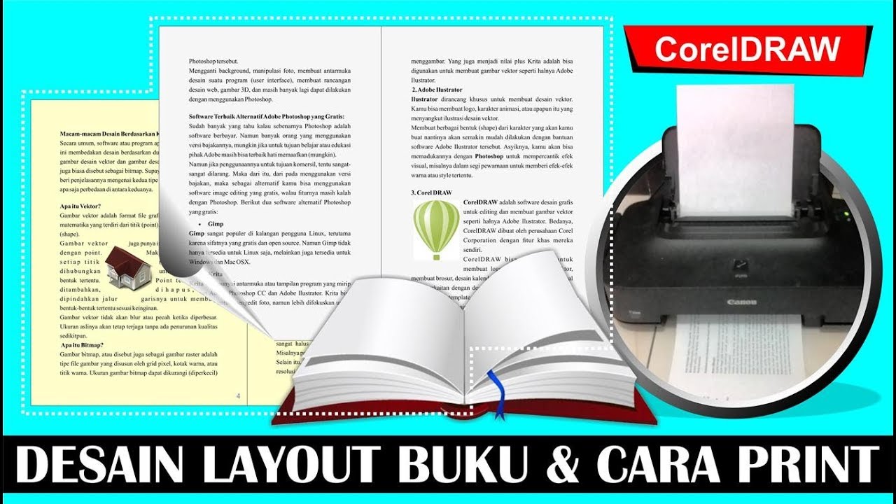 Video Tutorial Cara Membuat Booklet di CorelDRAW