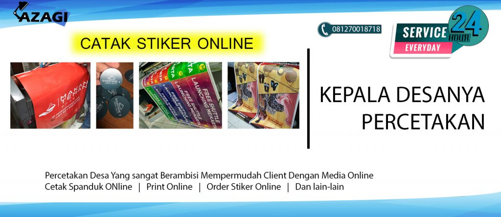 Jasa Cetak Stiker Jakarta Barat Online No 1 + antar alamat 1