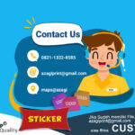 Cetak Sticker A3+ Di Jakarta Online Bisa ditunggu Cromo Dan Vinyl Anti Air label Makanan jabodetabek pluit