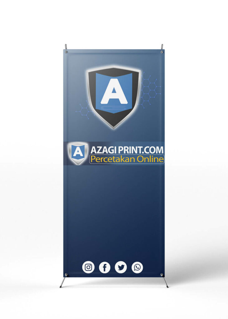 Jasa Cetak X Banner | Standing Banner Murah Di Kalimantan Utara – Azagi Print 2