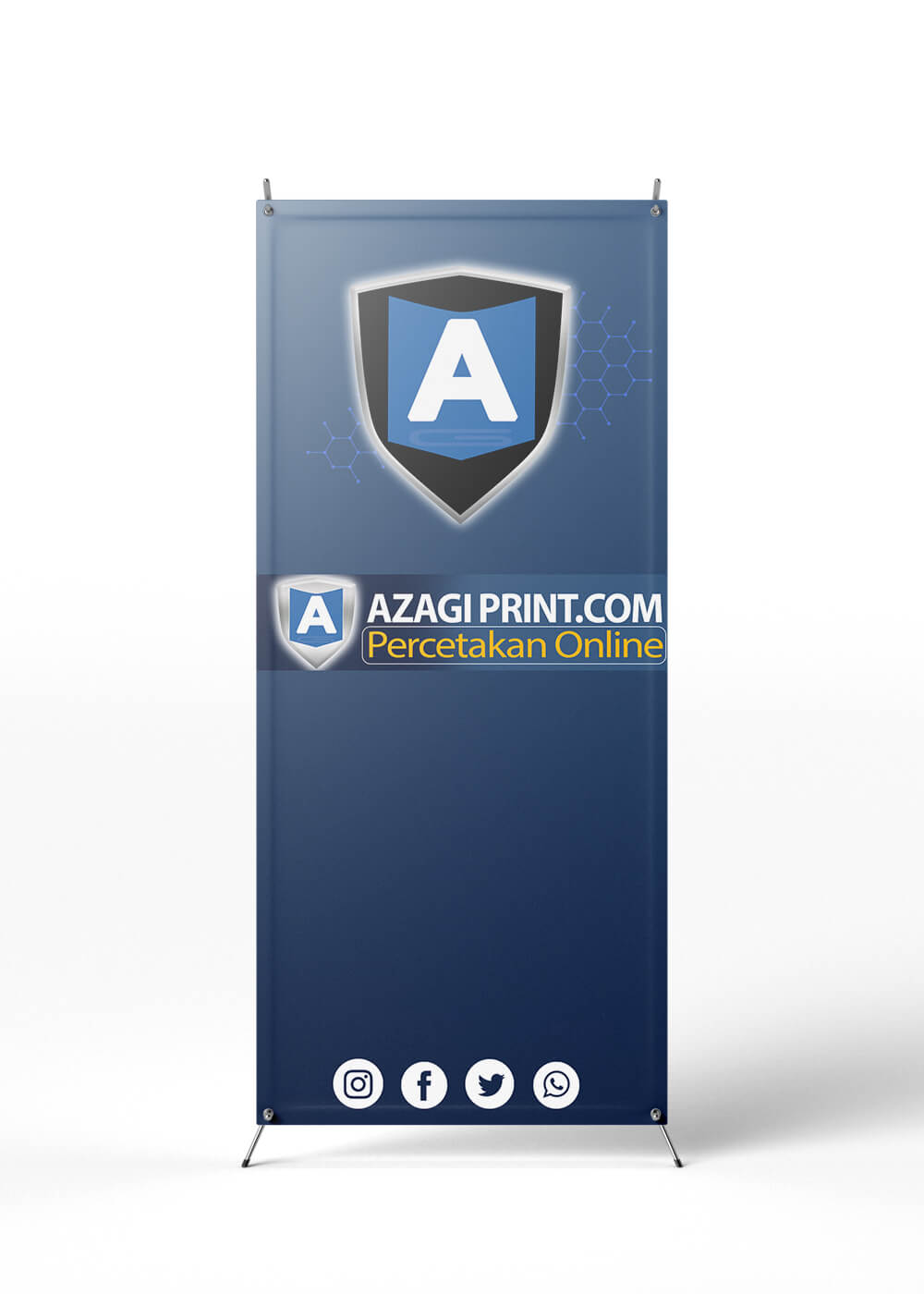 Jasa Cetak X Banner Kalimantan Utara - Azagi Print