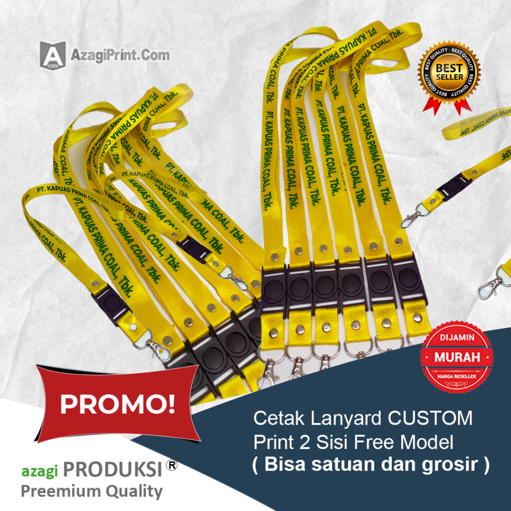 Cetak Print Tali Lanyard Custom di Bogor Berkualitas No 1
