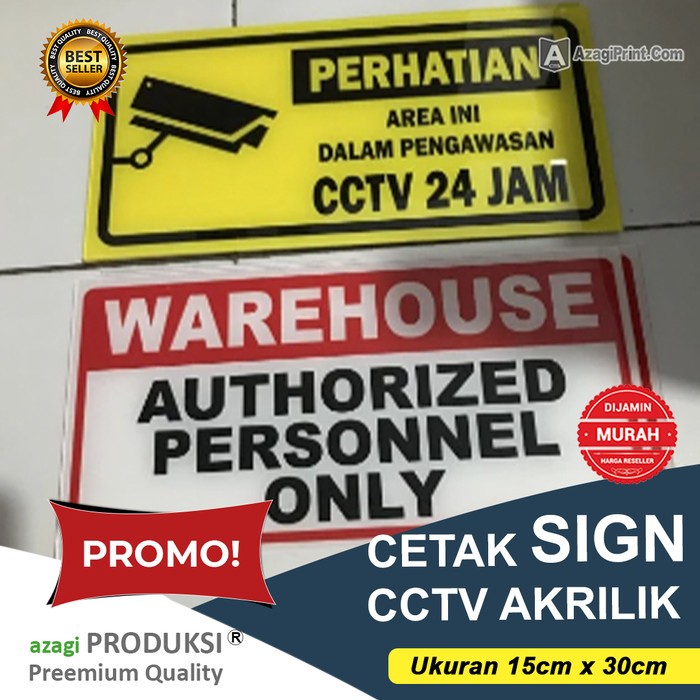 sign stiker tarik / dorong / pull / push sticker - 20X5