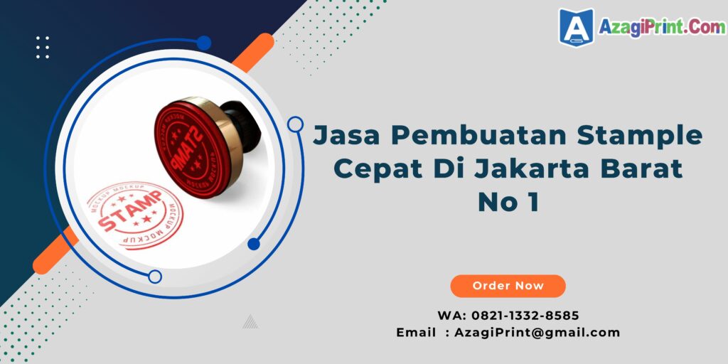 Jasa Pembuatan Stample Cepat Di Jakarta Barat No 1