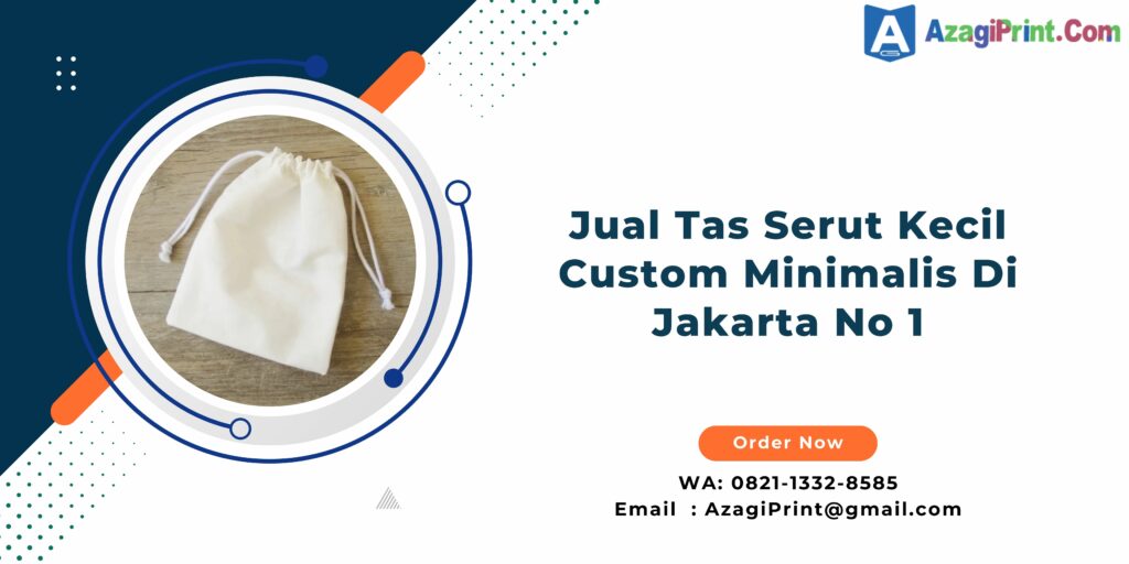 Jual Tas Serut Kecil Custom Minimalis Di Jakarta No 1