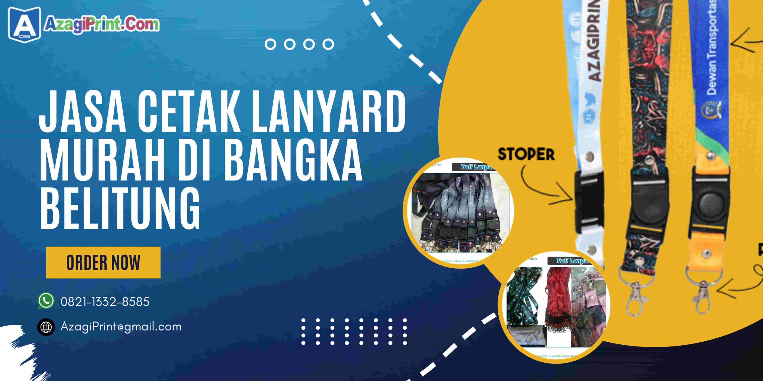 Jasa Percetakan Cetak Lanyard Murah di Bangka Belitung No 1