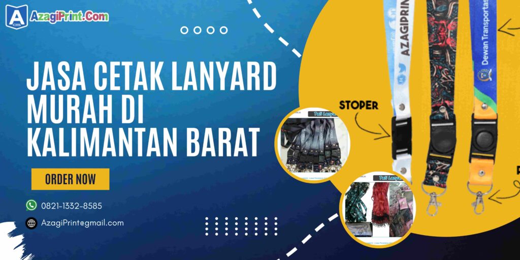 Jasa Percetakan Cetak Lanyard Murah di Kalimantan Barat