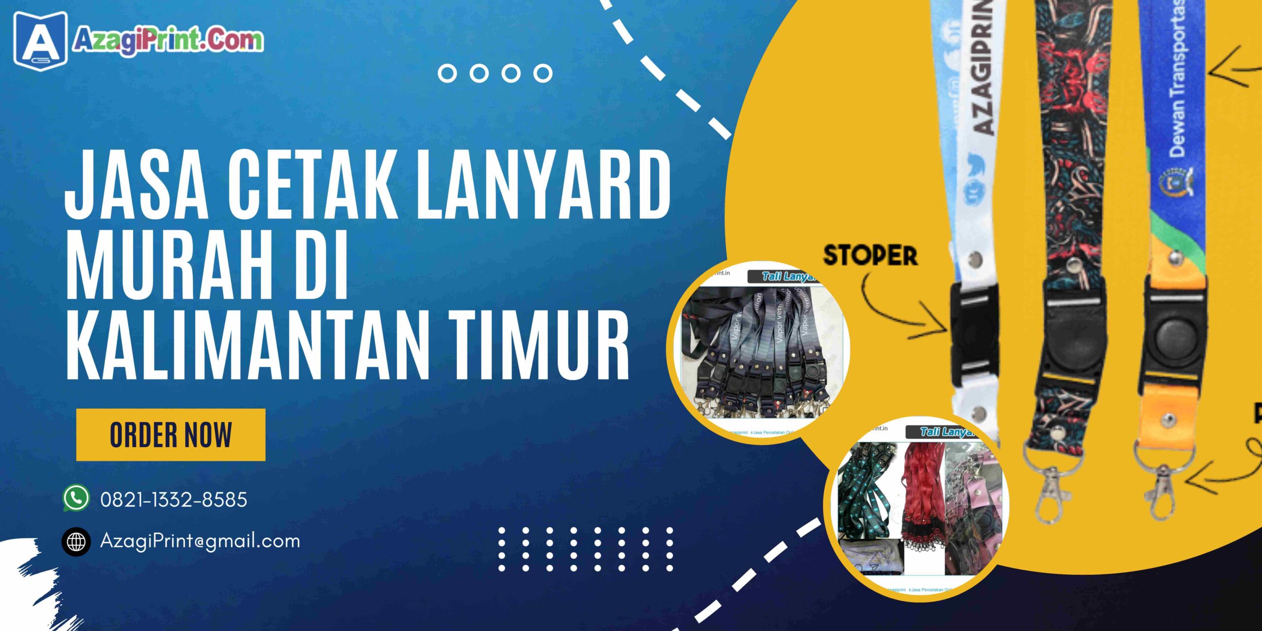 Jasa Percetakan Cetak Lanyard Murah di Kalimantan Timur