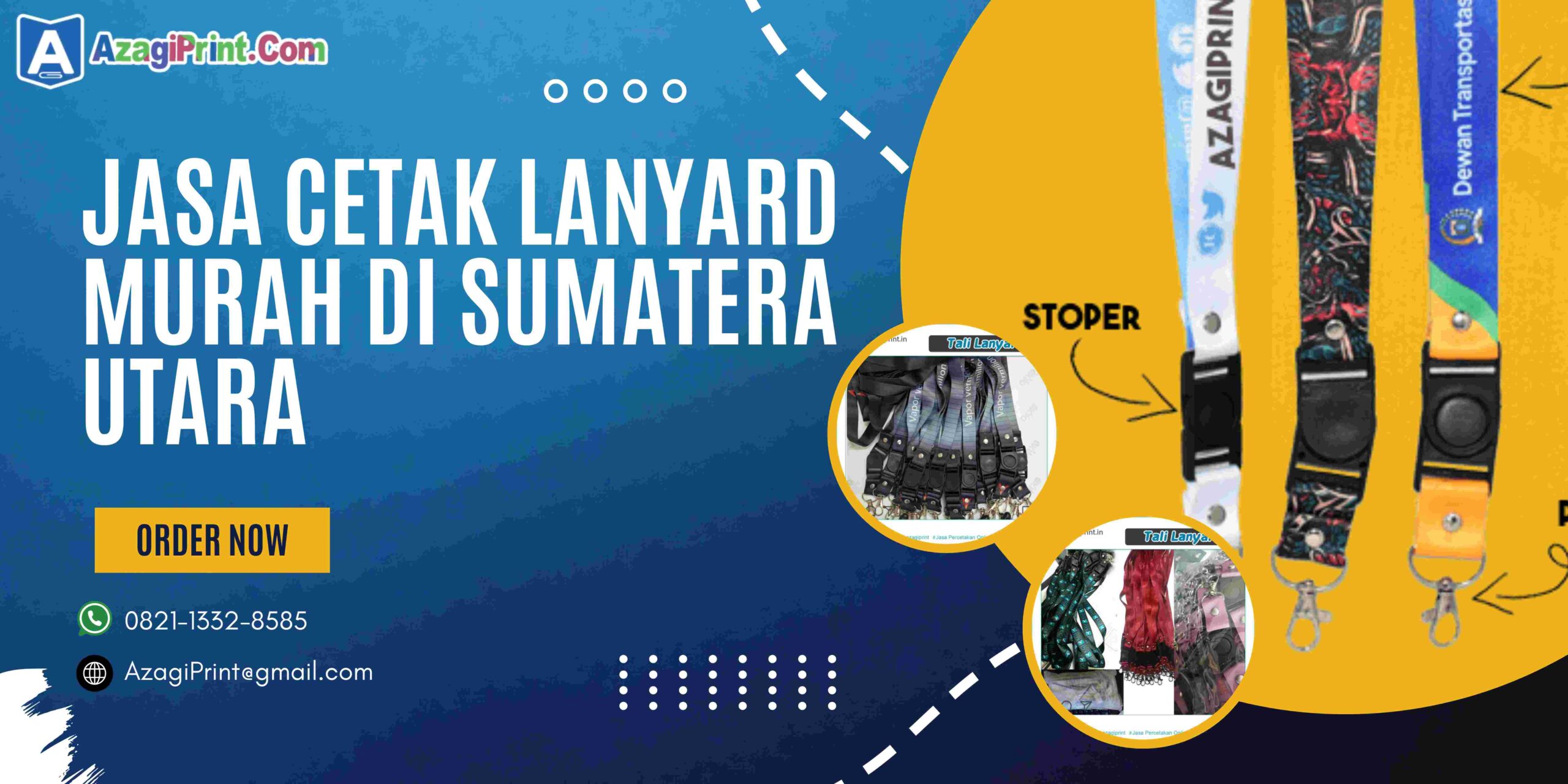 Jasa Percetakan Cetak Lanyard Murah di Sumatera Utara Kualitas No 1