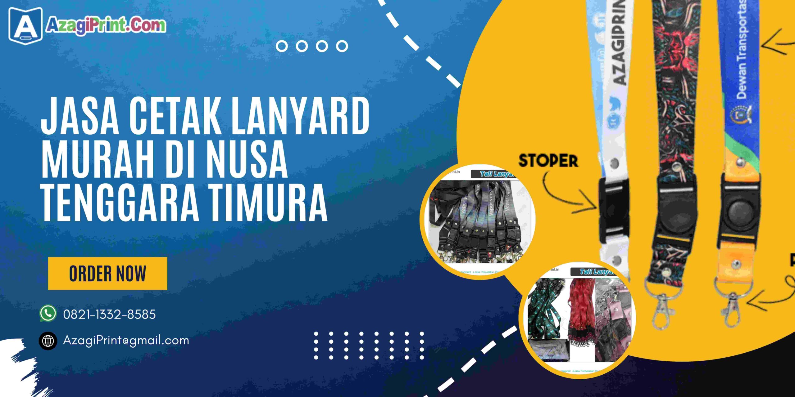 Jasa Percetakan Cetak Lanyard Murah di Nusa Tenggara Timur No 1