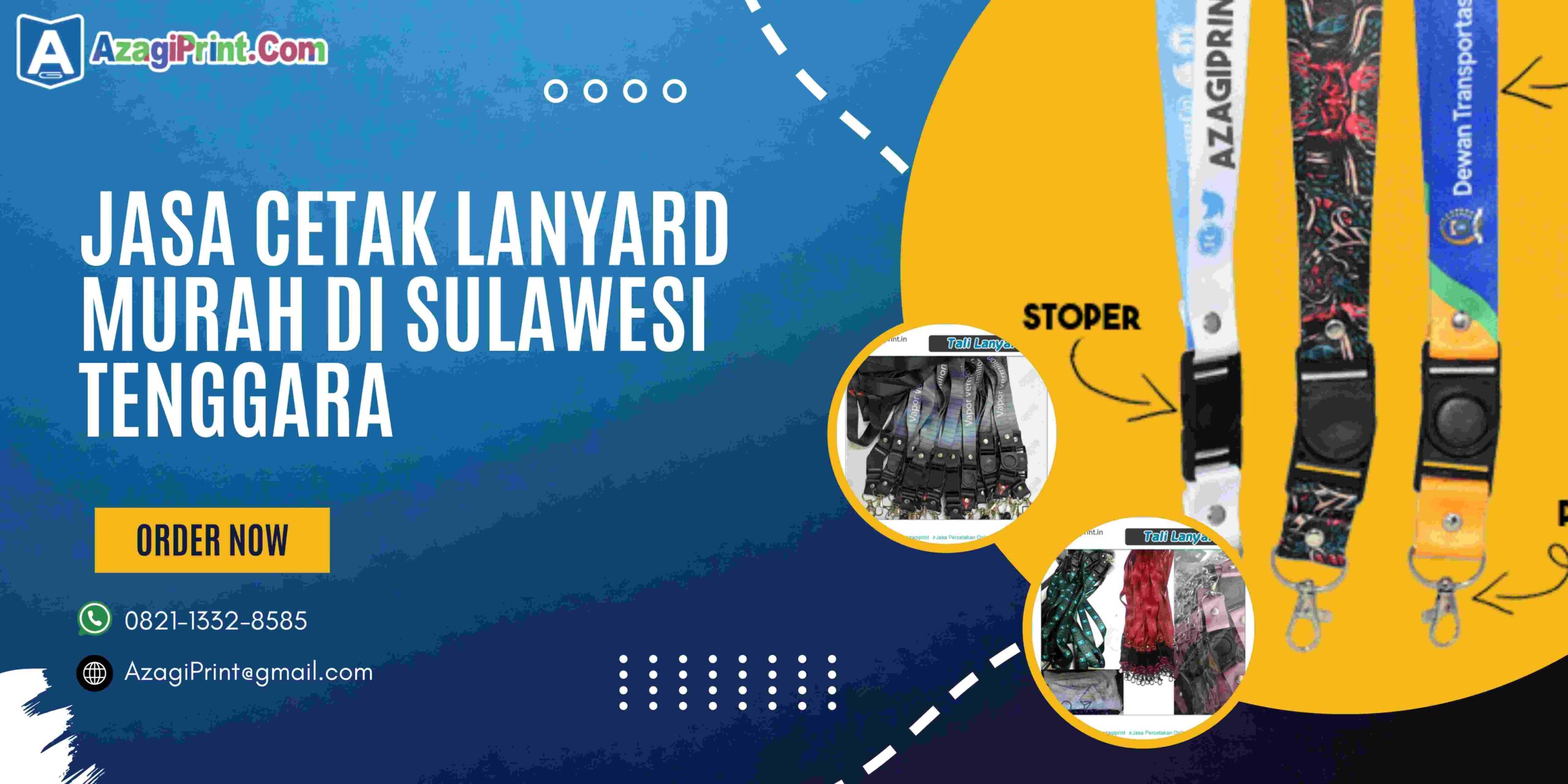 Jasa Percetakan Cetak Lanyard Murah di Sulawesi Tenggara No 1