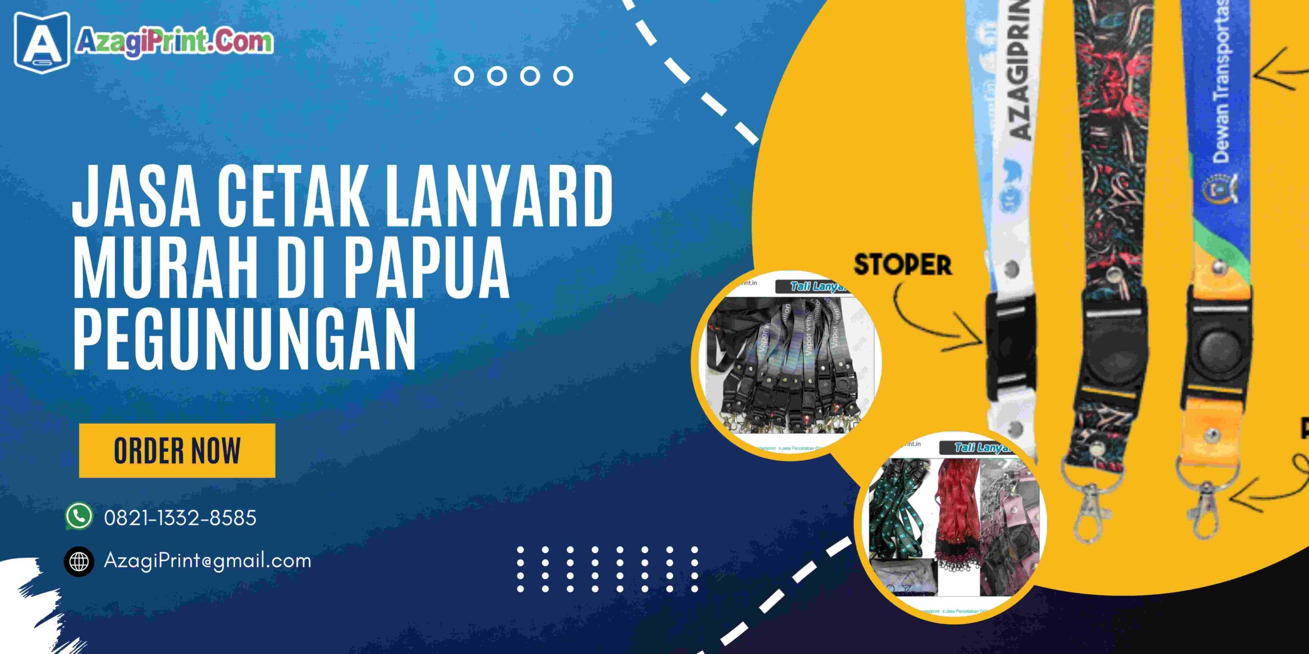 Jasa Percetakan Cetak Lanyard Murah di Papua Pegunungan No 1