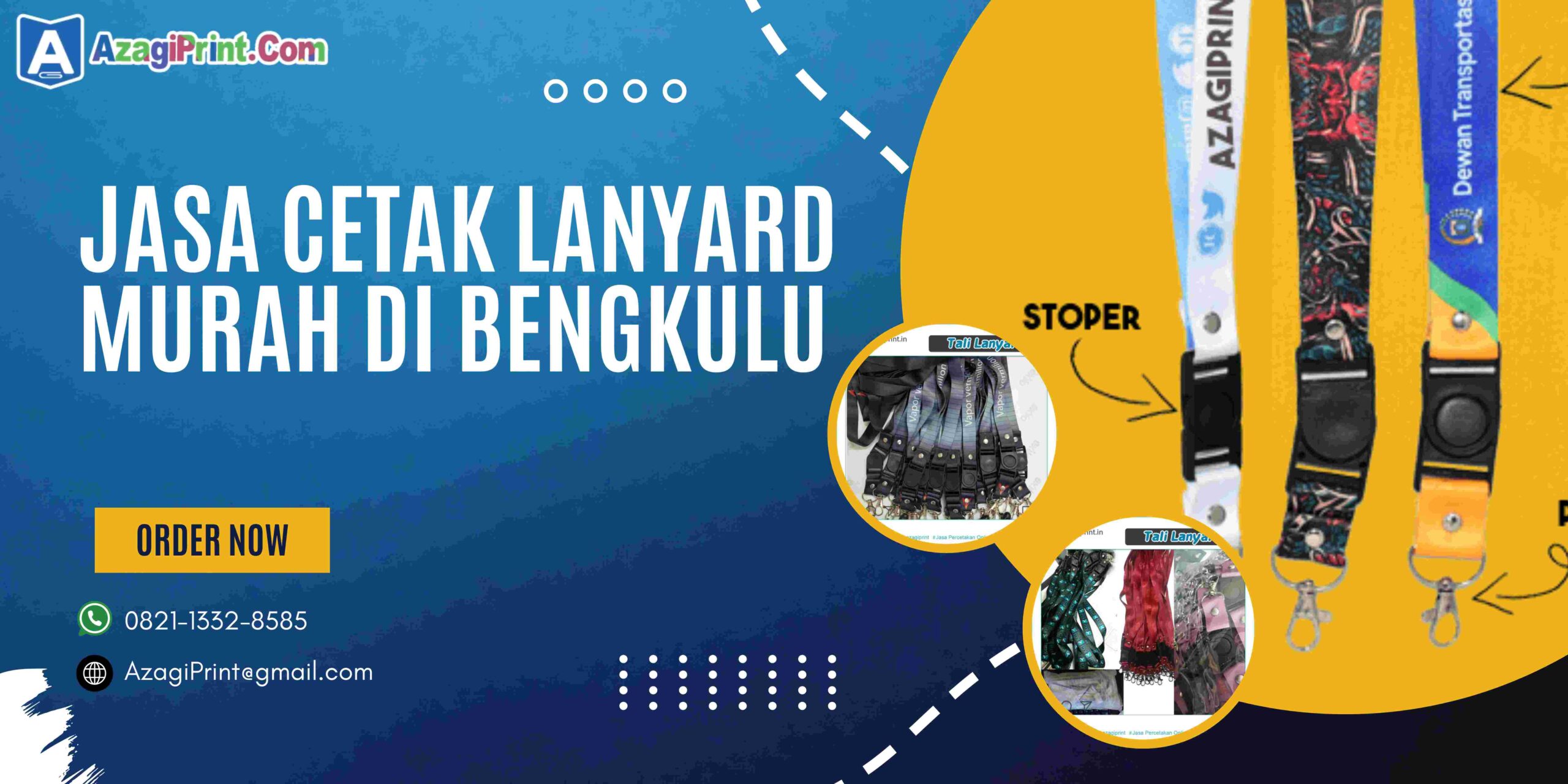 Jasa Cetak Lanyard Murah di Bengkulu