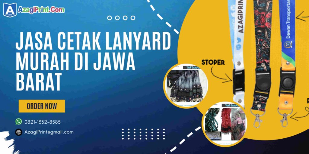 Jasa Percetakan Cetak Lanyard Murah di Jawa Barat No 1