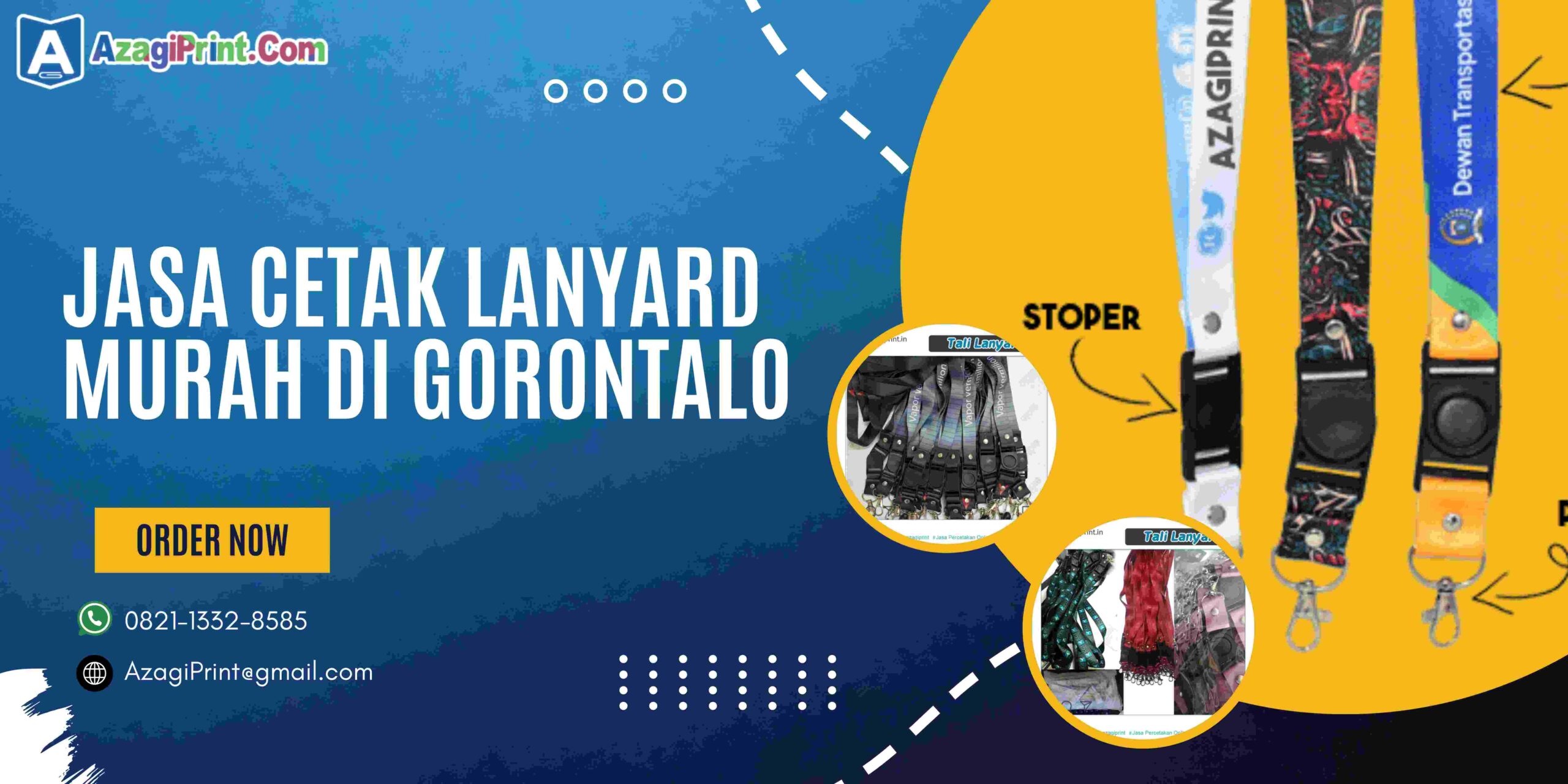 Jasa Percetakan Cetak Lanyard Murah di Gorontalo No 1