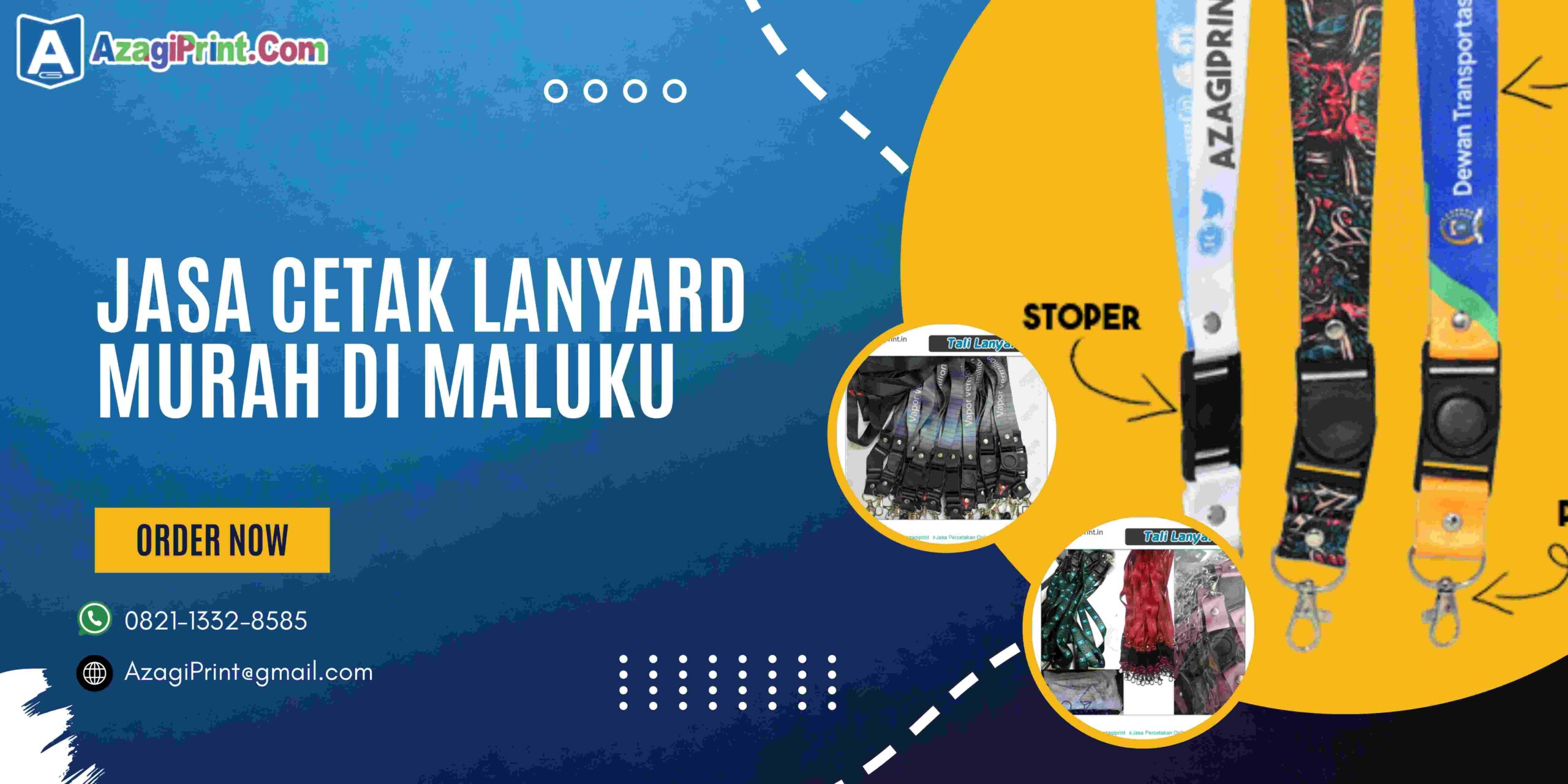 Jasa Percetakan Cetak Lanyard Murah di Maluku No 1
