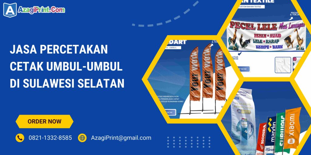 Jasa Percetakan Cetak Umbul-Umbul di Sulawesi Selatan No 1