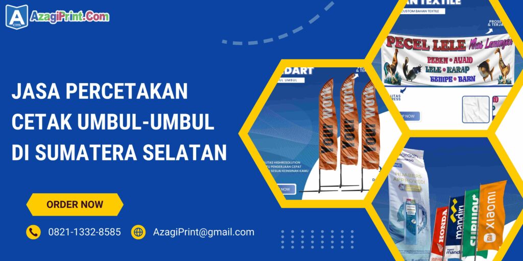 Jasa Percetakan Cetak Umbul-Umbul di Sumatera Selatan No 1