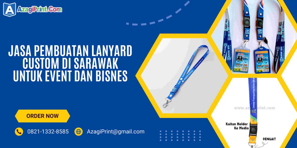 Jasa Pembuatan Lanyard Custom di Sarawak untuk Event dan Bisnes 3 3 Jasa Pembuatan Lanyard Custom di Sarawak untuk Event dan Bisnes adalah pilihan tepat untuk awak yang mahu tampil lebih profesional dan tersusun. Sama ada untuk seminar, mesyuarat korporat, ekspo, atau bahkan untuk branding harian syarikat, lanyard custom memainkan peranan penting dalam memberikan identiti kepada organisasi atau jenama awak. Jasa Pembuatan Lanyard Custom di Sarawak untuk Event dan Bisnes