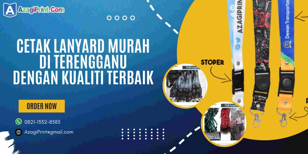 Cetak Lanyard Murah di Terengganu dengan Kualiti Terbaik