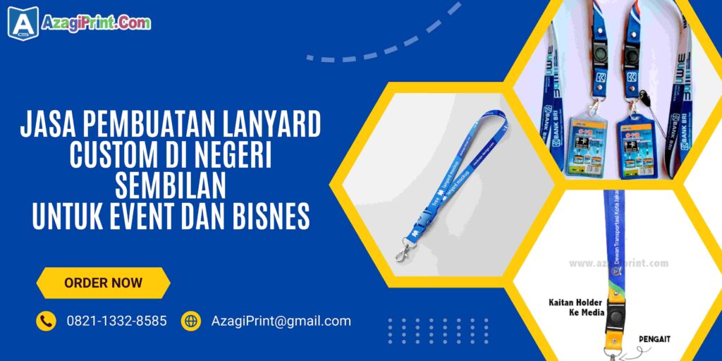 Jasa Pembuatan Lanyard Custom di Negeri Sembilan untuk Event dan Bisnes 3 3 Jasa Pembuatan Lanyard Custom di Negeri Sembilan untuk Event dan Bisnes adalah pilihan tepat untuk awak yang mahu tampil lebih profesional dan tersusun. Sama ada untuk seminar, mesyuarat korporat, ekspo, atau bahkan untuk branding harian syarikat, lanyard custom memainkan peranan penting dalam memberikan identiti kepada organisasi atau jenama awak. Jasa Pembuatan Lanyard Custom di Negeri Sembilan untuk Event dan Bisnes