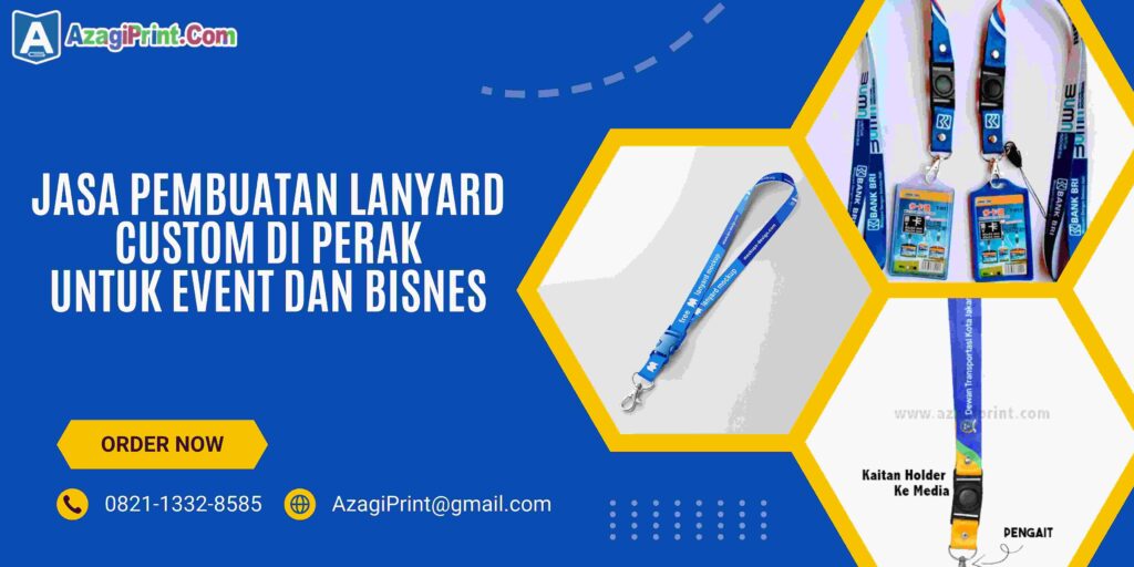 Jasa Pembuatan Lanyard Custom di Perak untuk Event dan Bisnes