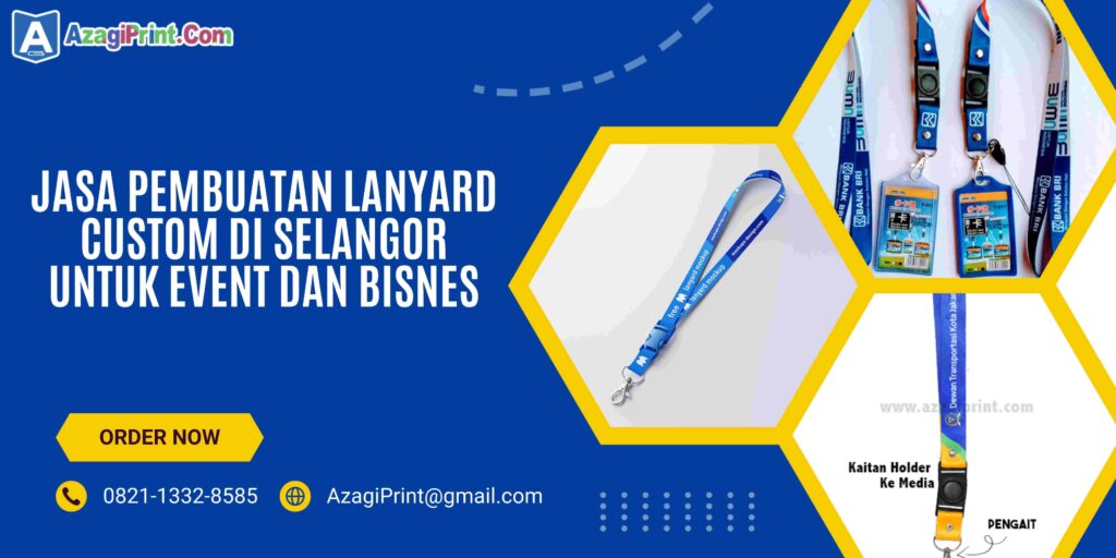 Jasa Pembuatan Lanyard Custom di Selangor untuk Event dan Bisnes 3 3 Jasa Pembuatan Lanyard Custom di Selangor untuk Event dan Bisnes adalah pilihan tepat untuk awak yang mahu tampil lebih profesional dan tersusun. Sama ada untuk seminar, mesyuarat korporat, ekspo, atau bahkan untuk branding harian syarikat, lanyard custom memainkan peranan penting dalam memberikan identiti kepada organisasi atau jenama awak. Jasa Pembuatan Lanyard Custom di Selangor untuk Event dan Bisnes 1