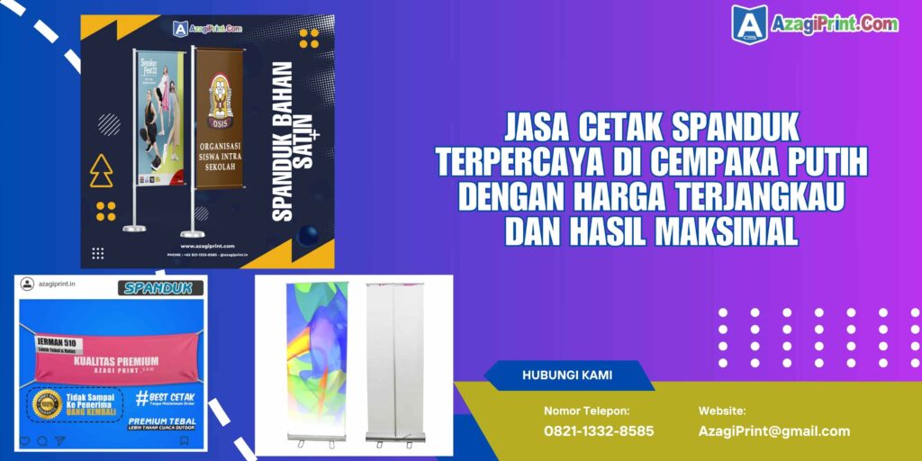 Jasa Cetak Spanduk Terpercaya di Cempaka Putih dengan Harga Terjangkau dan Hasil Maksimal