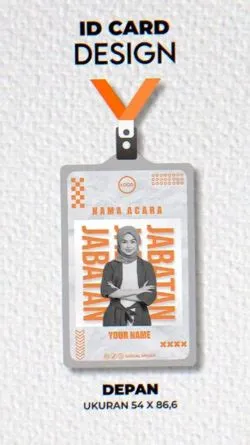 8 Ide Contoh Desain ID Card Aesthetic Terkini Untuk Branding Kamu 2